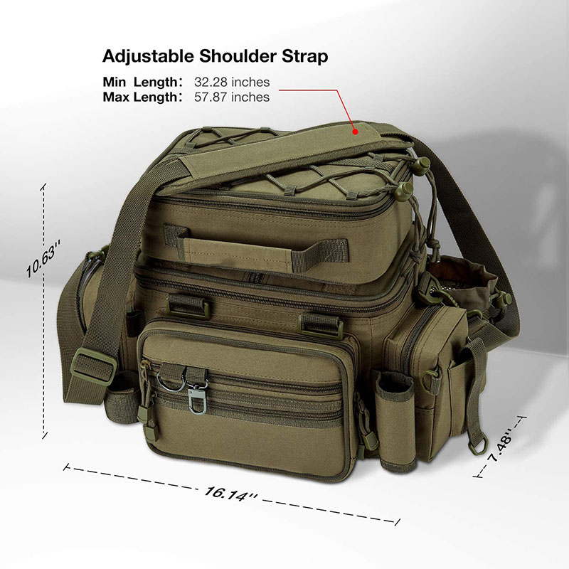 Outdoor military large fishing backpack