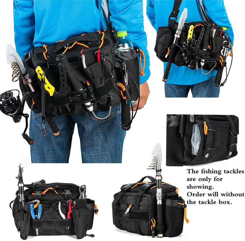 Portable water resistant fish gear carrier bag