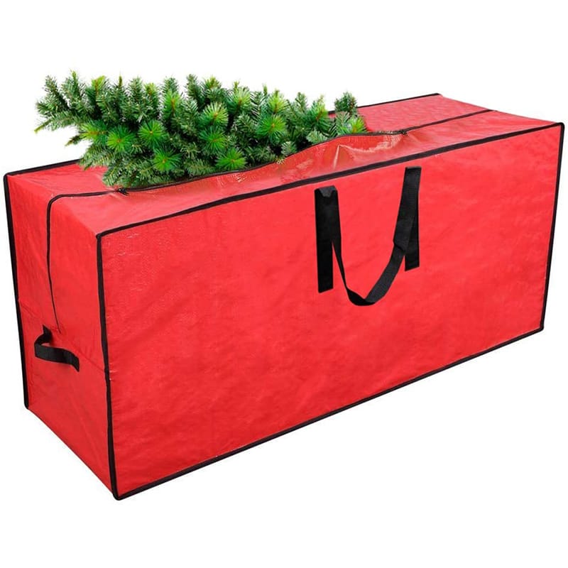 Red Xmas tree storage bag