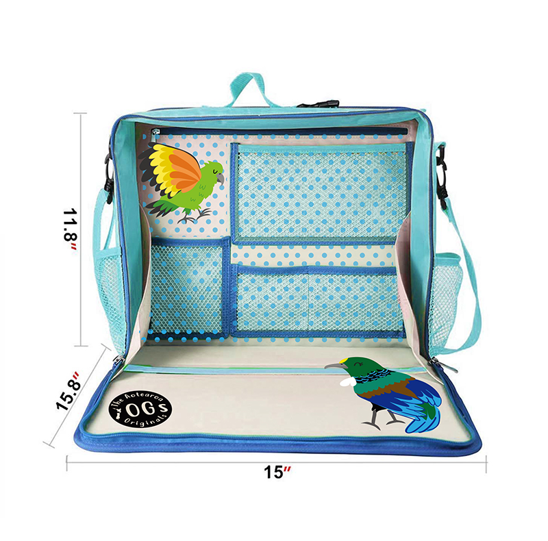 Travel foldable kids travel play tray