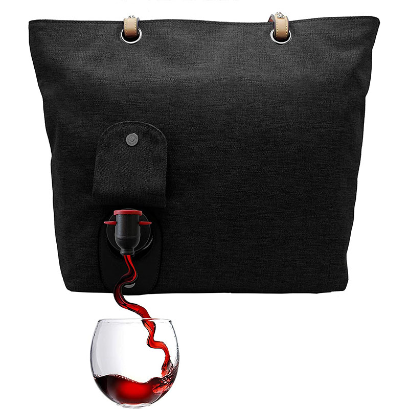 Black City Wine Tote