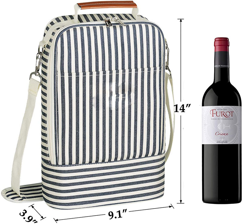 Wine Tumbler Glass Cooler Carrier