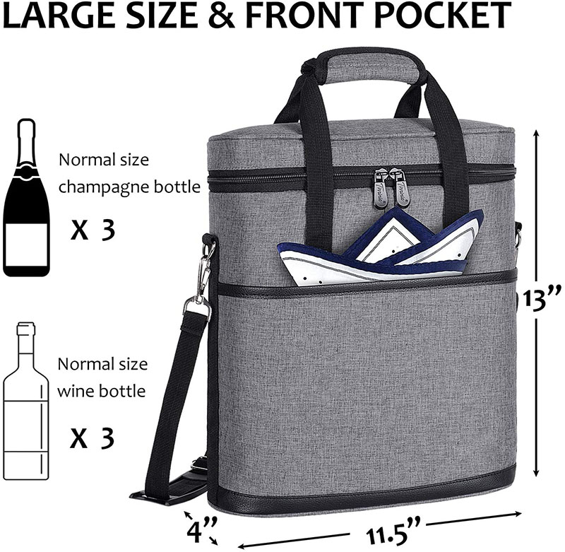 Wine Carry Cooler Tote Bag