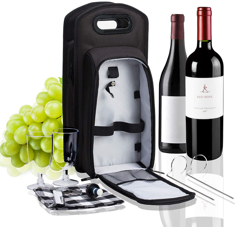 Wine Carrier Tote Carrying Cooler Bag