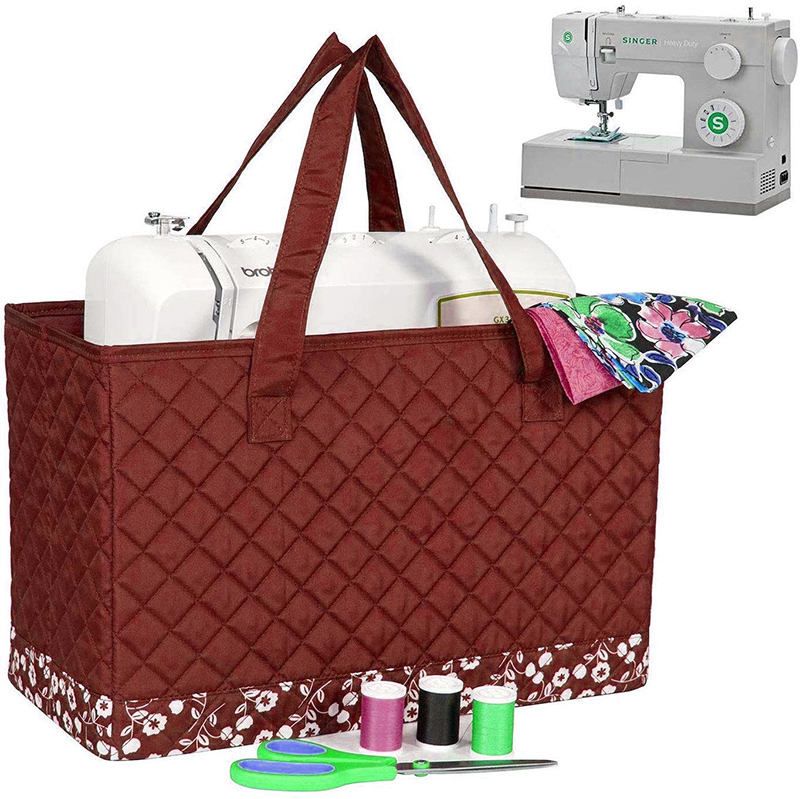 Quilted Sewing Machine Carrying Case